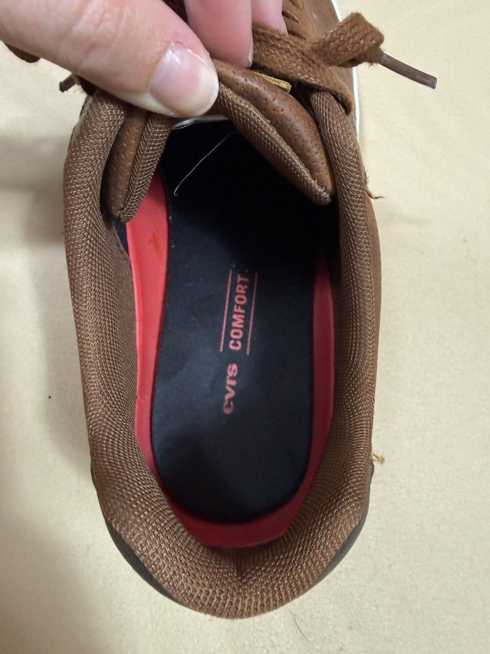 Levi’s Mens‎ Size 10 Brown Black Faux Leather Casual Dress Shoes - Picture 5 of 16